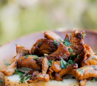 Eingelegte Pfifferlinge